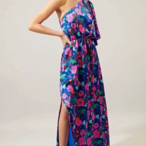 Sugar Lips Satin Floral Dress